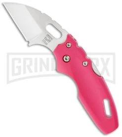 Cold Steel Mini Tuff Lite Pink Folding Knife - Satin Plain