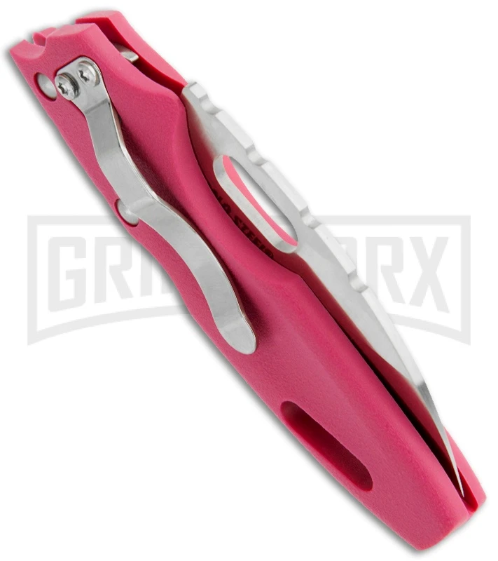 Cold Steel Mini Tuff Lite Pink Folding Knife - Satin Plain - Image 2