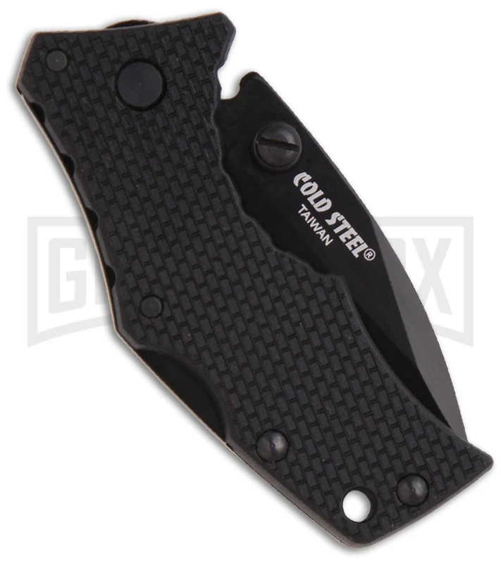 Cold Steel Micro Recon 1 Spear Point Green Folding Knife - Black Plain - Image 2