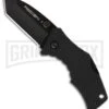 Cold Steel Micro Recon 1 Tanto Folding Keychain Knife - Black Plain