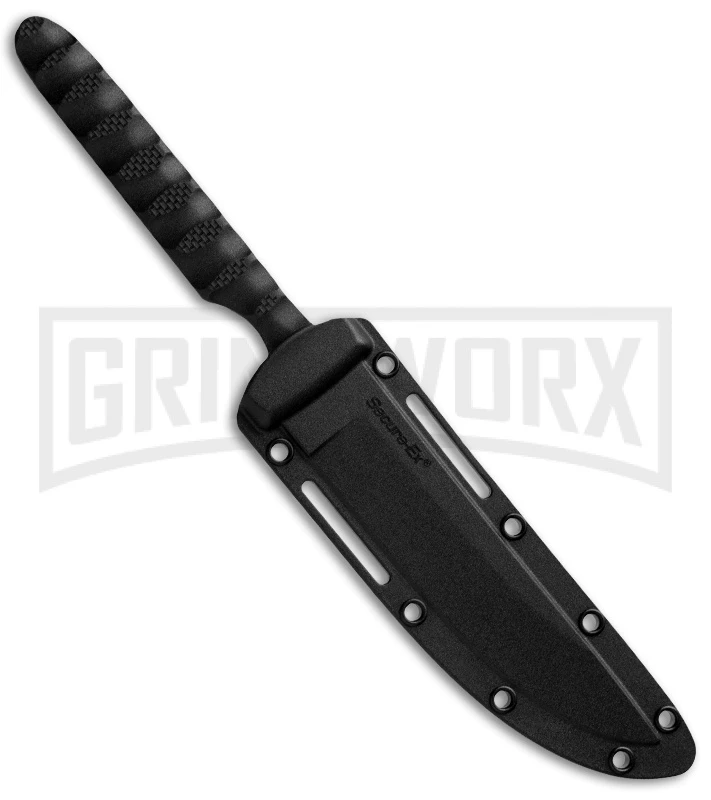 Cold Steel Drop Point Spike Fixed Blade Knife - Satin Plain - Image 2