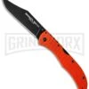 Cold Steel Broken Skull I Orange G-10 Folding Knife - Black Plain