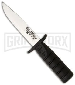 Cold Steel Survival Edge Black Fixed Blade Knife - Satin Plain