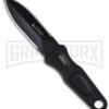 CRKT A.G. Russell Sting Fixed Blade Knife - Black Plain