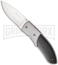 CRKT Kommer 30-30 2865E Knife Ebony Folder (3" Plain)