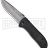 CRKT Drifter Black G-10 Folding Knife - Gray Plain