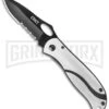 CRKT Pazoda Black Folding Knife - Black Serr