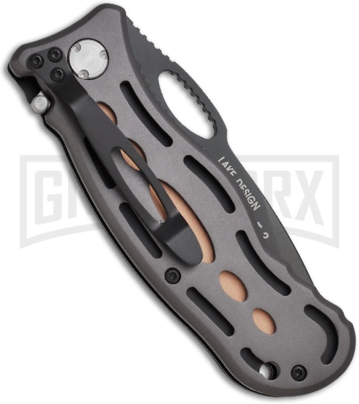 CRKT Thunderbolt 2 Folding Knife - Gray Plain - Image 2