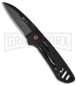 CRKT H.U.G. Halligan's Folding Knife - Black Plain
