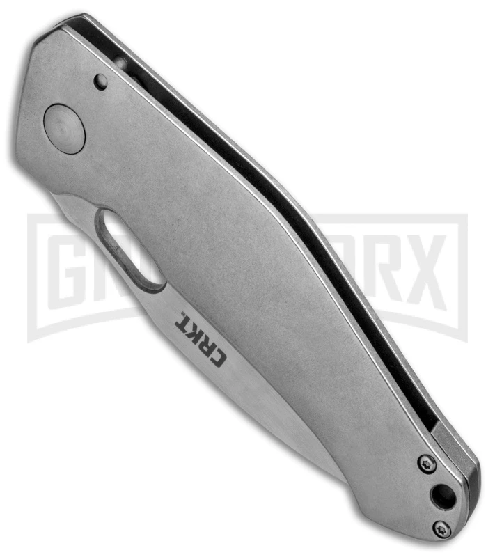 CRKT Burnley Buku Frame Lock Knife - Satin Plain - Image 3