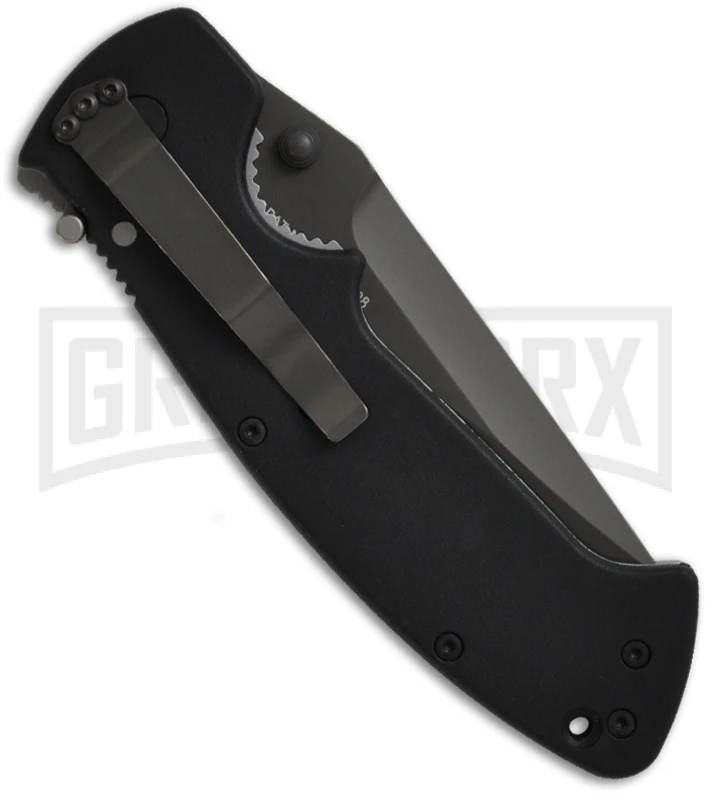 CRKT Crawford Kasper Folding Knife - Black Serr - Image 2
