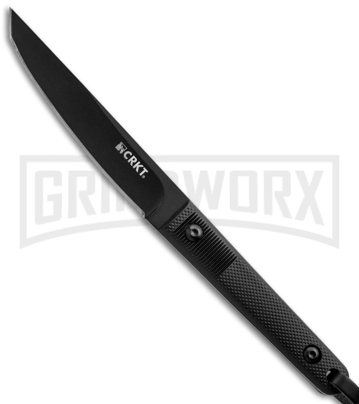 CRKT Sweet K.I.S.S. Fixed Blade Knife - Black Plain