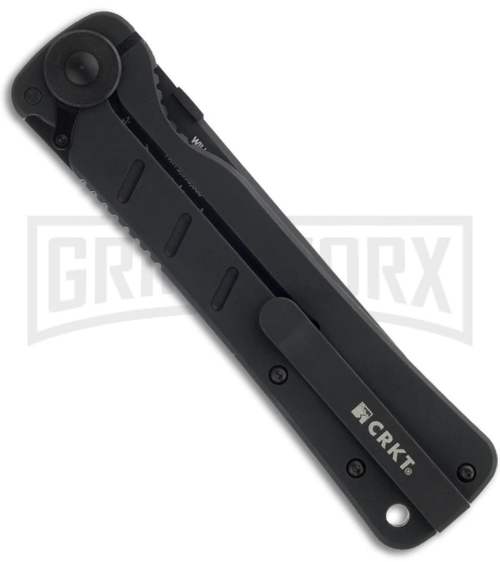 CRKT Otanashi Noh Ken Black G-10 Frame Lock Knife - Black Plain - Image 2