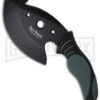 CRKT Shakaulu Fixed Blade Knife - Black Plain