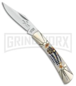 Frost Cutlery Barracuda Mojave Bone Pocket Knife