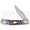Frost Cutlery 3" Silverhorse Stone Arrowhead Stone Pocket Knife