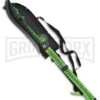 Frost Cutlery Tac Xtreme Decapitator Green Fixed Blade Knife - Black Plain