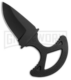 Gerber Ghostrike Black Punch Fixed Blade Knife - Black Plain