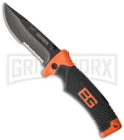 Gerber Bear Grylls Survival Folding Knife - Gray Serr