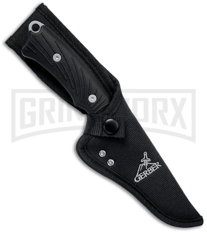 Gerber Big Rock Fixed Blade Camp Knife - Bead Blast Serr - Image 2