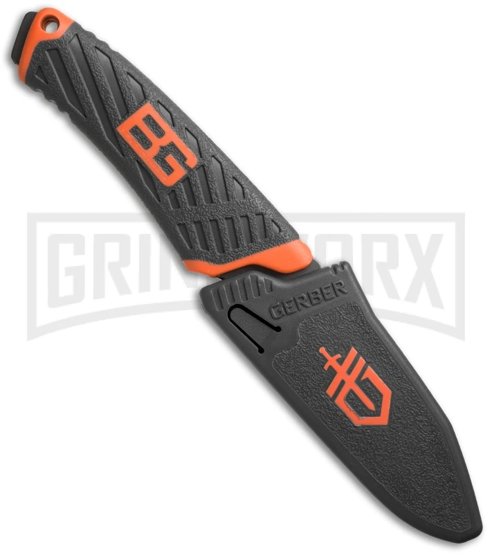 Gerber Bear Grylls Compact Fixed Blade Knife - Gray Serr - Image 2