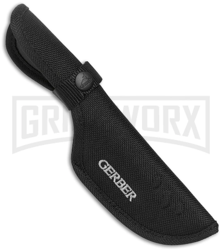 Gerber Freeman Guide Black FRN Fixed Blade Gut Hook - Bead Blast Plain - Image 2