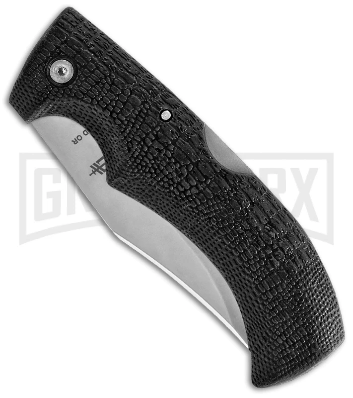 Gerber Gator Clip Point Folding Knife - Bead Blast Serr - Image 2