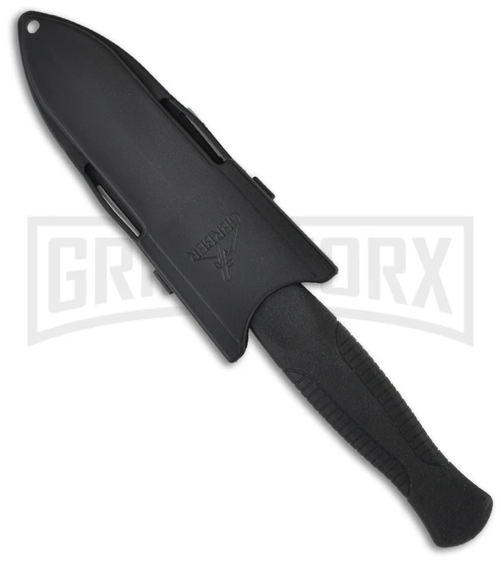 Gerber Guardian Back-Up Fixed Blade Knife - Black Serr - Image 2