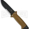 Gerber LMF II Infantry Brown Fixed Blade Combat Knife - Black Serr