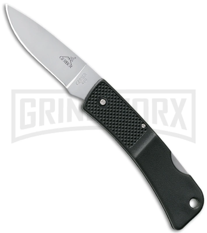 Gerber LST Drop Point Folding Knife - Bead Blast Plain