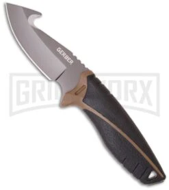 Gerber Hunting Myth Pro Gut-Hook Fixed Blade Knife - Gray Plain