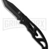 Gerber Knives Paraframe Black Folding Knife - Tanto Black Serr