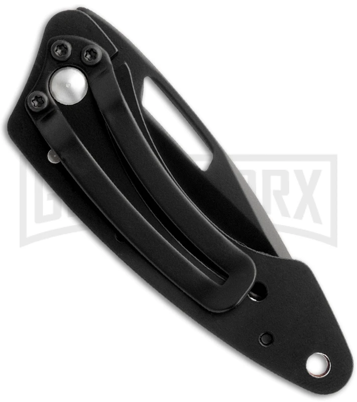 Gerber Trendy Black Folding Knife - Black Plain - Image 2