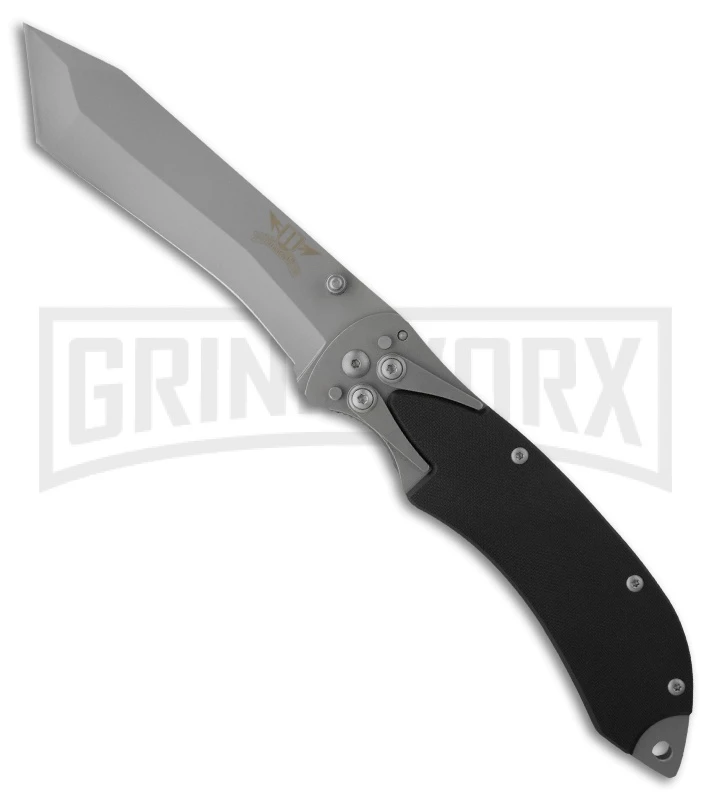 Hawke Harrier Tanto Folding Knife - Bead Blast Plain