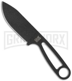 Ka-Bar ESEE Becker Eskabar Neck Knife - Black Plain