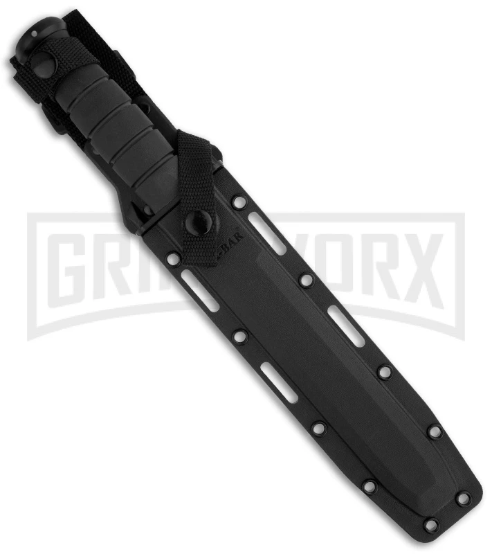 Ka-Bar Black Tanto Tactical Knife - Black Serrated - Image 2