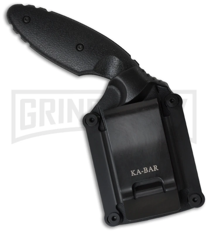 Ka-Bar Small TDI Law Enforcement Fixed Blade Knife - Black Serr - Image 2