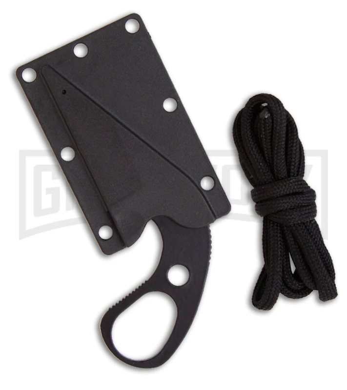 Ka-Bar TDI LDK Neck Knife - Black Plain - Image 2