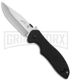 Kershaw Emerson CQC-6K Black G-10 Folding Knife - Stonewash Plain