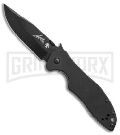 Kershaw Emerson CQC-6K Black G-10 Folding Knife - Black Plain