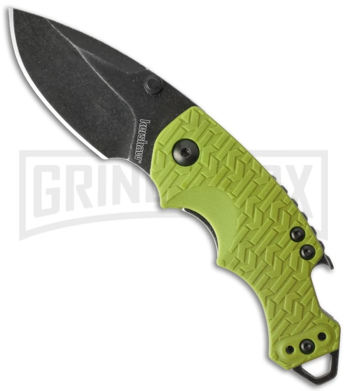 Kershaw Shuffle Liner Lock Knife Lime - BlackWash