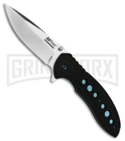 M-Tech Evolution Reprimand Black G-10 Manual Folding Knife - Satin Plain