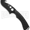 Mantis Foundation Black Fixed Blade Knife - Bead Blast Plain