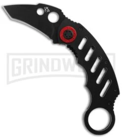 Mantis MK-2 Cinq 2 Karambit Folding Knife - Black Plain