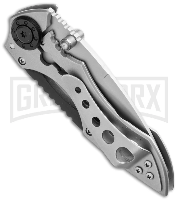 Mantis MR-1B Aardvark Frame Lock Knife - Bead Blast Plain - Image 2