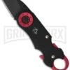 Mantis B-6 Caliper Folding Knife - Black Plain