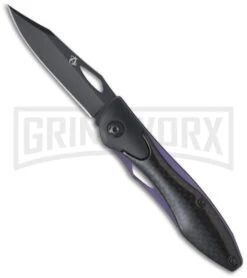 Mantis MT-2Ti Classiest Act Folding Knife - Black Plain