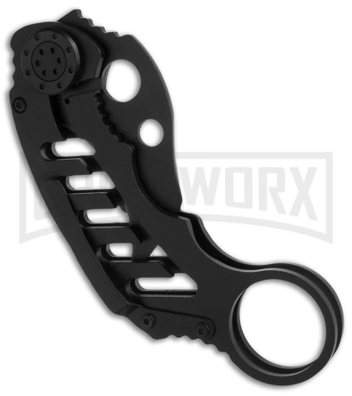 Mantis MK-IVX Midnight Karambit Knife - Black Plain - Image 2