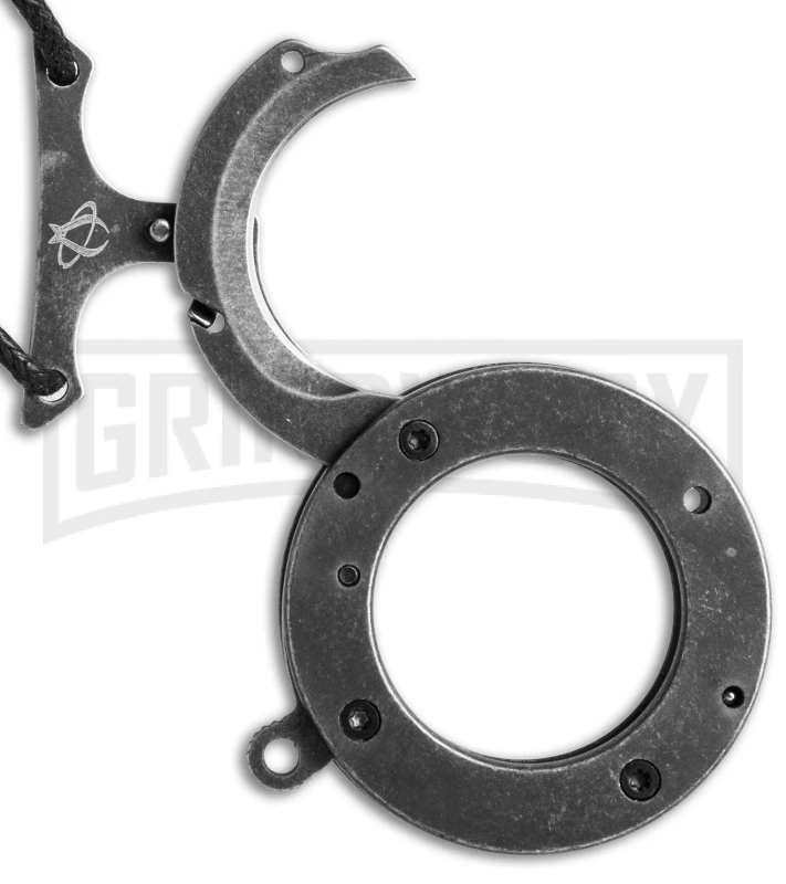 Mantis MK14sw Vicious Circle Folding Neck Knife - Stonewash Plain