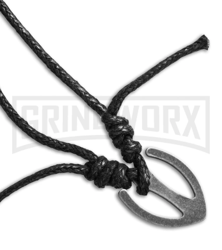 Mantis MK14sw Vicious Circle Folding Neck Knife - Stonewash Plain - Image 4